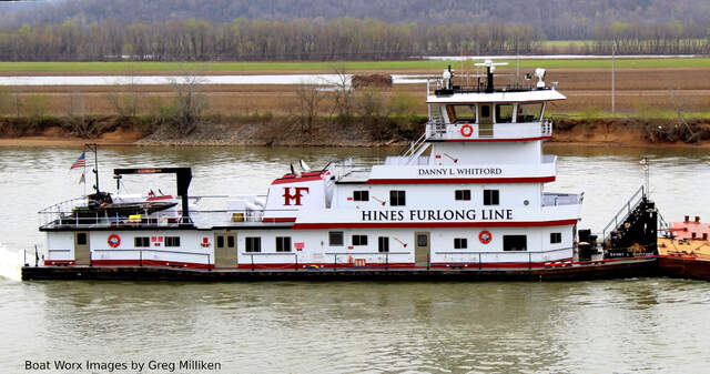 Towboats Pushboats Barges Mississippi Ohio River Towboat Barge